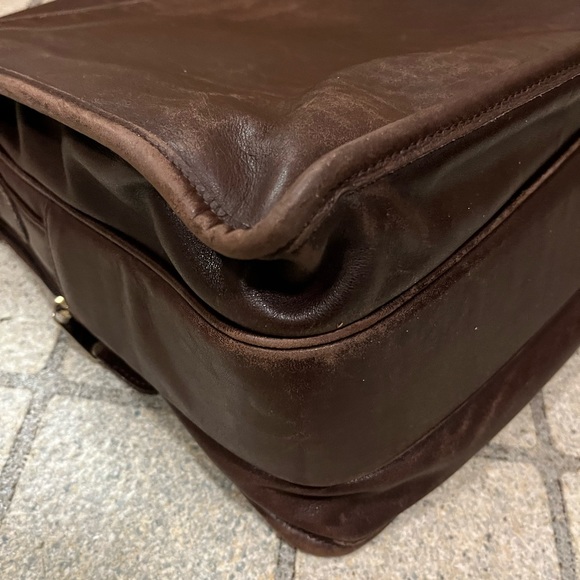 Vintage Coach Prescott Messenger Laptop bag brown - Picture 4 of 10